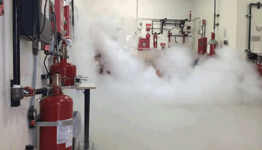 Home gas suppression system saf